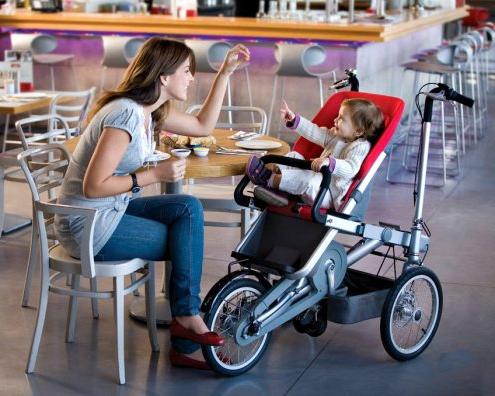 Stroller-bicycle - convenient and practical