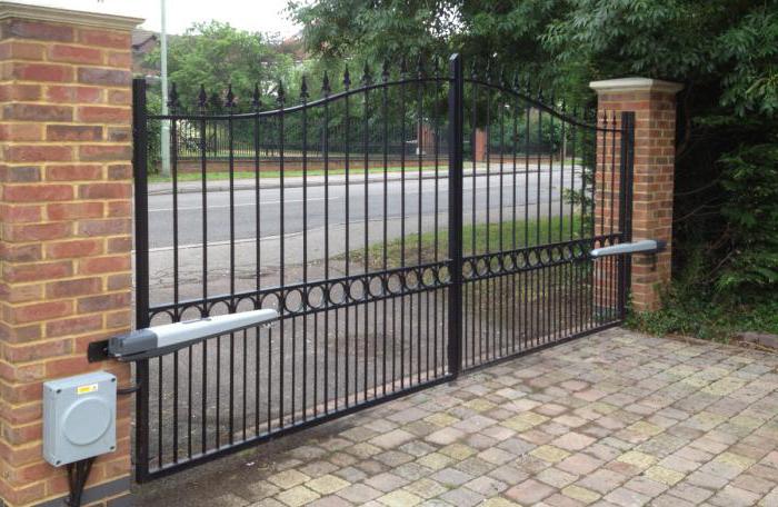 Automatic gates with remote opening: scheme, installation, prices