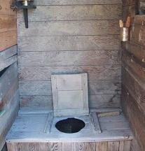 We build a cottage toilet with our own hands
