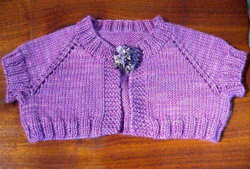 How to knit bolero with knitting needles?