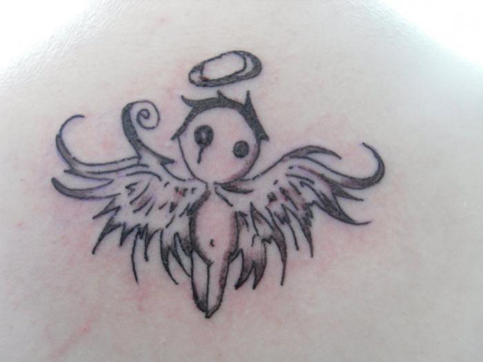 Angel tattoo: the meaning of a tattoo. Angel Wings Tattoo