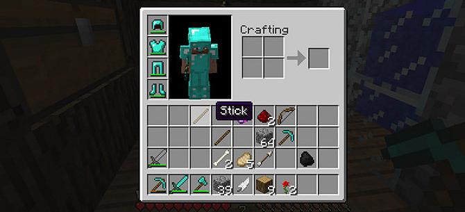 Details on how to make bow and arrows in the "Meincraft"