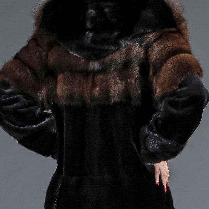Scandinavian mink. Fashionable fur coats from Scandinavian mink