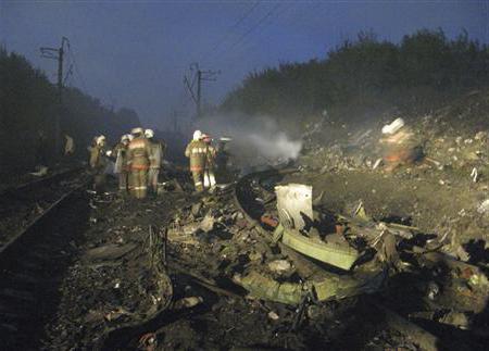 statistics of aircraft crashes in Russia in 10 years