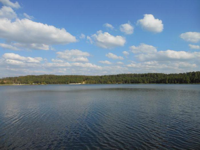 Lytkarinskiy quarry - man-made lake 9 km from Moscow Ring Road