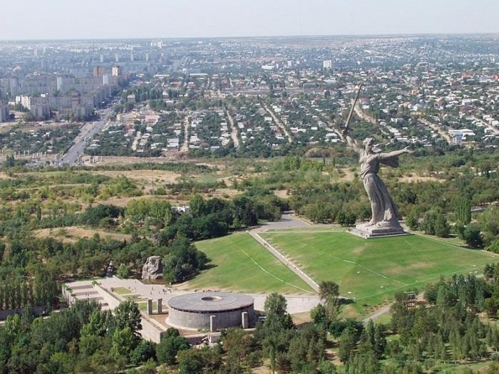 View of Mamayev Kurgan