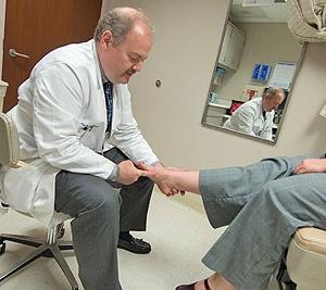 orthopedic physician's appointment